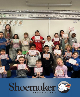  Group photo of third grade class at Shoemaker Elementary